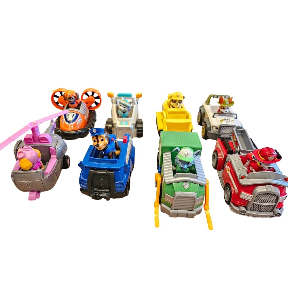 Paw Patrol Ultimate Rescue Vehicle and Figure Lot Chase Marshall Skye Rocky 16pc - Picture 4 of 10